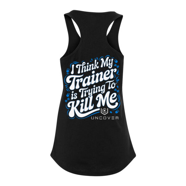 KILLER TRAINER - WOMEN'S FITTED TANK TOP - $RQX2NG$ Thumbnail